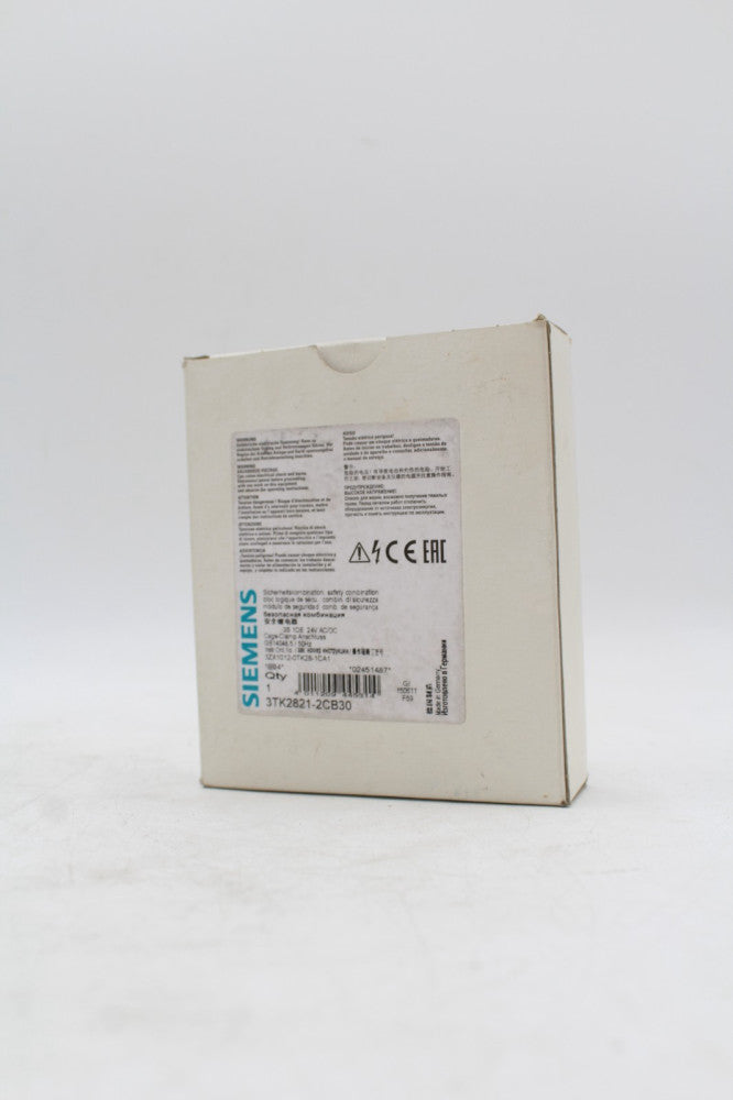 Siemens 3TK2821-2CB30 24 VAC/DC Safety Relay