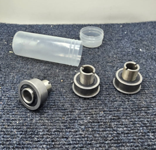 (QTY 6) BBC SSQ34 Radial Ball Bearing Extended Inner Race Stainless Steel