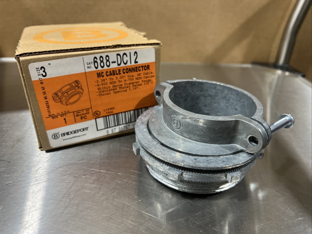 Bridgeport NNB 688-DCI2 Cord and Cable Fittings Per Per 1 Unit. Nos Surplus