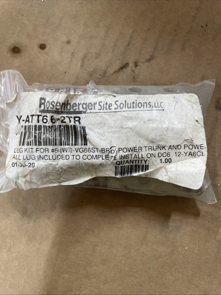 lot of 12 Rosenberger Site Solutions Y-ATT6/6-2TR Lug  for #6 (WR-VG66ST-BRD)