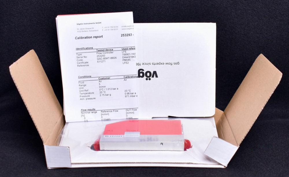 Vögtlin Air Power Tx Rx Alarm Flow Controller GSC-B9KT-BB26  Factory Sealed