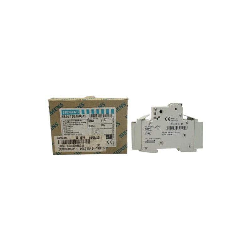 SIEMENS 5SJ4 130-8HG41 240V 30A NSMP