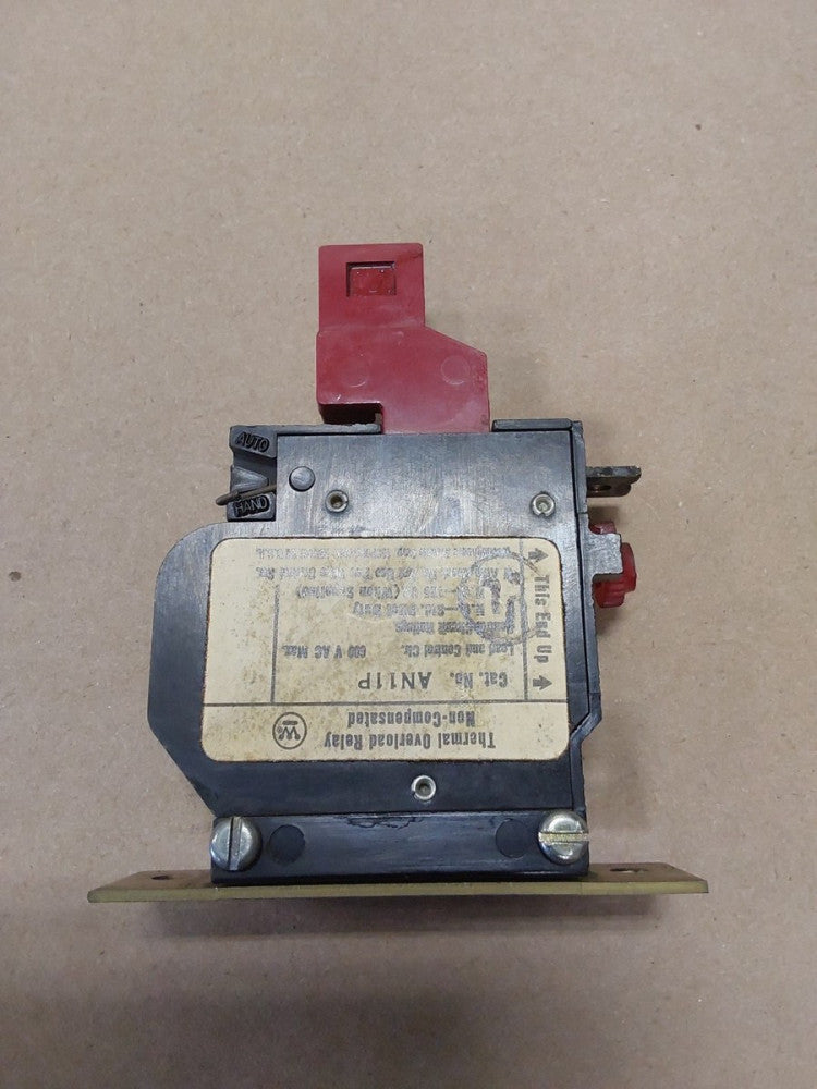NEW Westinghouse AN11P THERMAL OVERLOAD RELAY 600VAC 