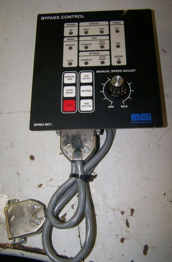 MGI BYPASS CONTROL 24 VDC 5 WATT SA-BPMO-MC1-KEYPAD / BPMO-MC1