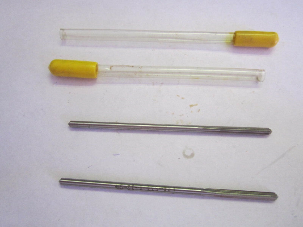 0.1675" x 1-1/8" x 4-1/2" OAL HSS RH 6 Flute Chucking Reamers - Lot of 2 