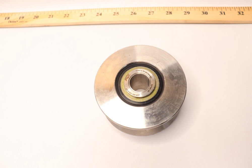 PCI V-Grooved Track Roller Assembly Yoke Type Stainless Steel VTRY-3.75A-SS