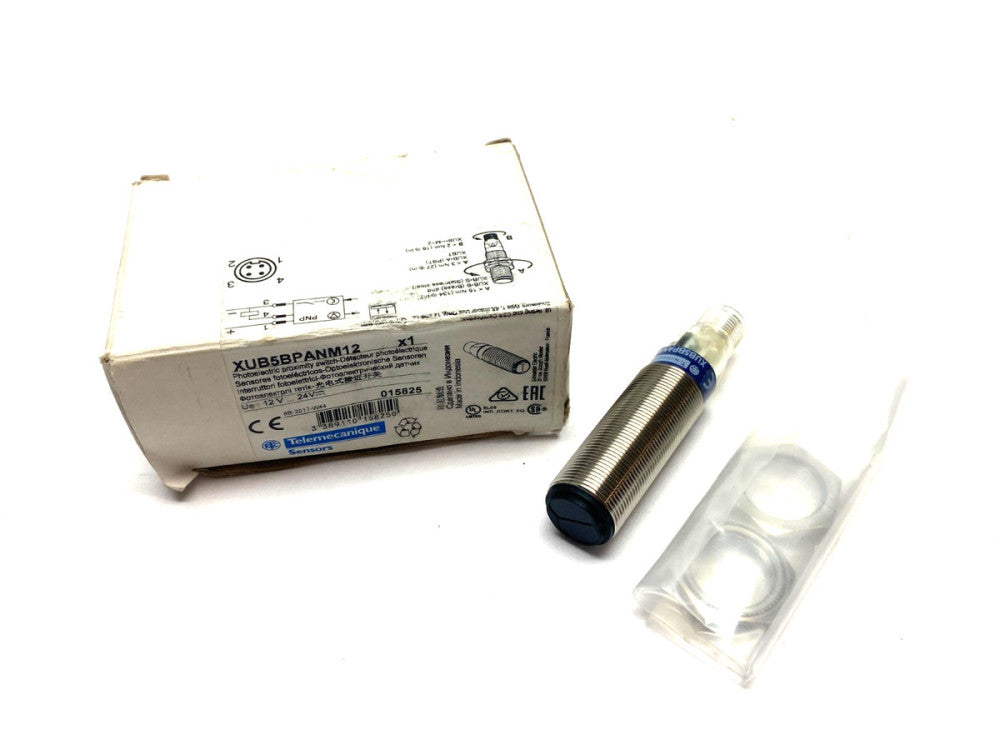 Telemecanique XUB5BPANM12 Photoelectric Proximity Sensor, XU, XUB, Diffuse