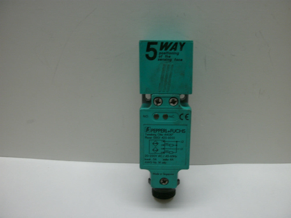 PEPPERL+FUCHS NJ20-U4-W4 5 WAY POSITIONING PROXIMITY SENSOR BREAK .5A 20-250V AC