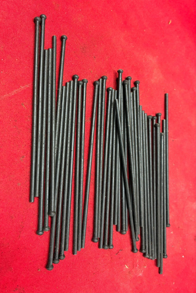 UNBRANDED BEVEL HEAD PUNCHES OVERALL LENGTH:4-15/16" PUNCH DIA: 1/8" (LOT OF 38)