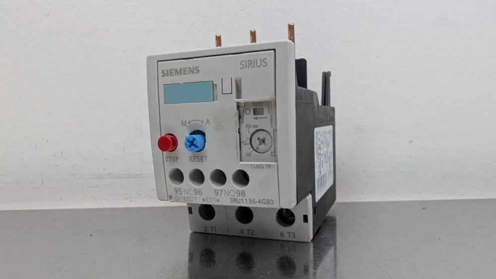 Siemens 3RU1136-4GB0 Overload Relay 600VAC 36-45A
