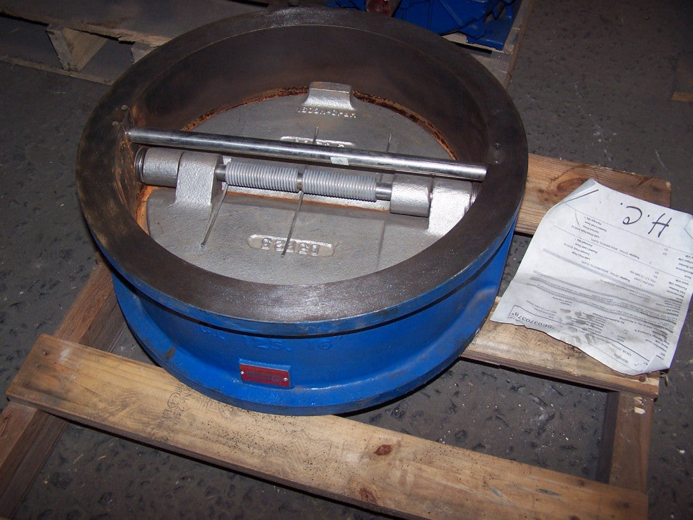 NEW SF EQUIPMENT SUREFLOW 16" DIAMETER DUAL DOOR CHECK VALVE CD125 160SN-CF8M SS