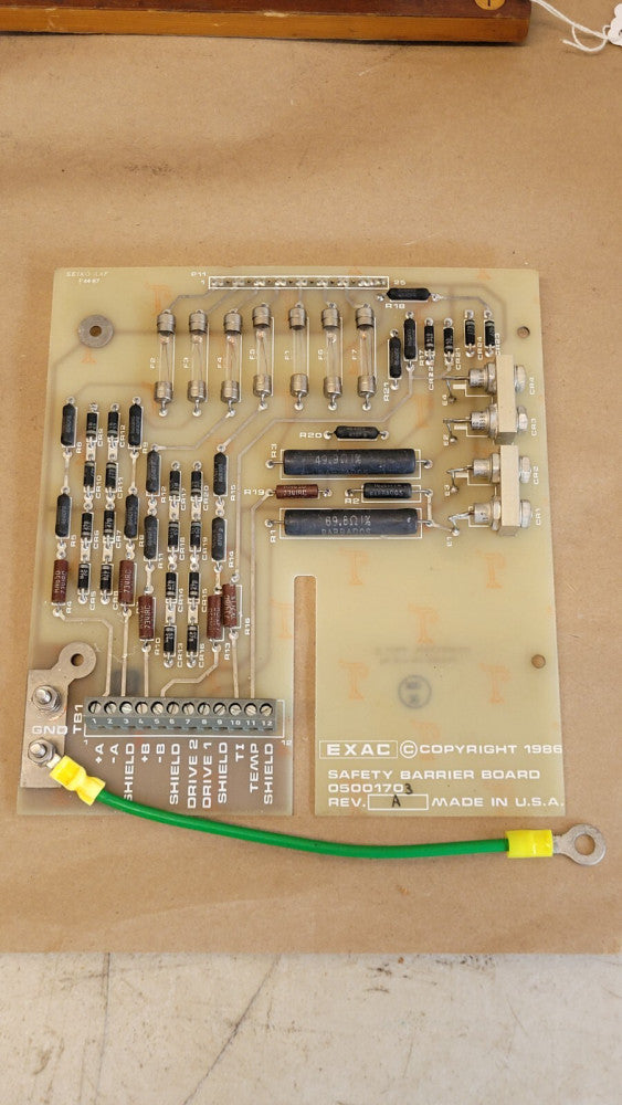 NOS Exac 0500170 3 Safety Barrier Circuit Board