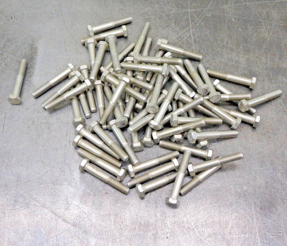 Lot of 66 Stainless Steel SS 5/16-24x2" SAE Hex Head Cap Screw Bolt Fasteners