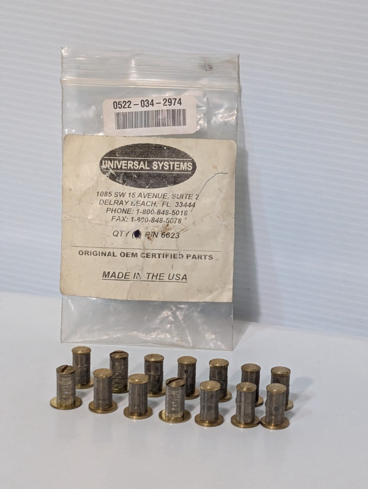 Lot of 14: Universal Systems 6623 Mesh Spraying Tip Strainers, Made in USA
