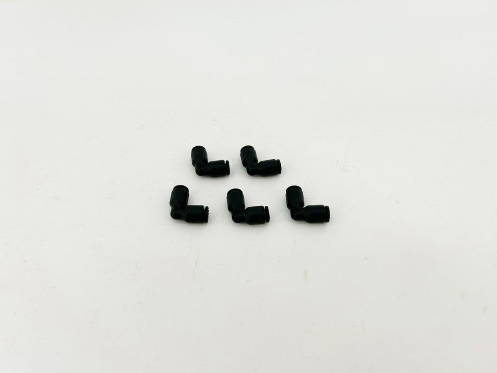 Lot of 5 New Lawson 86790 Union Elbows, 5/32" Tube OD, Glass Reinforced Nylon