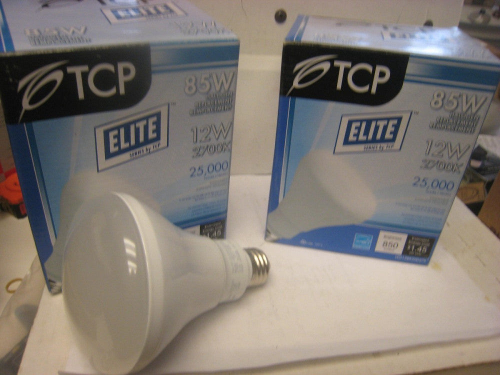 2 yes 2 TCP ELITE LED12BR30D27K 85W Halogen Replacement Bulb 12W