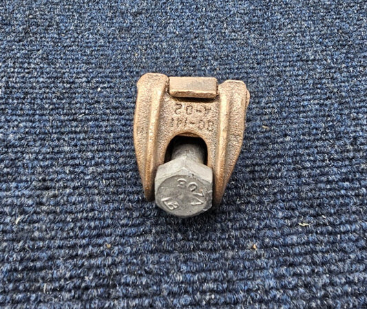 (QTY 2) 300MCM Mechanical Grounding Connector Cable to Bar