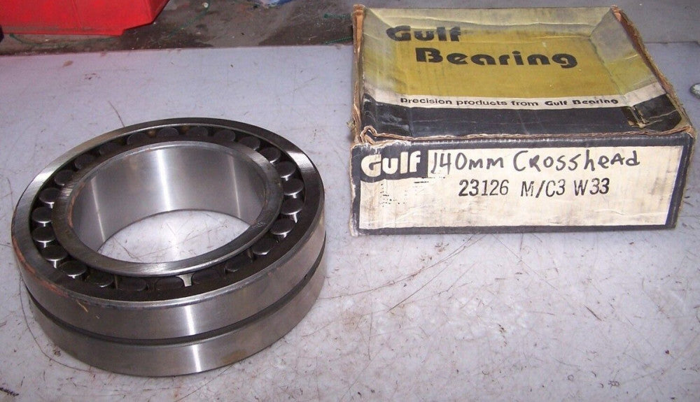 NEW GULF 23126 M/C3 W33 SPHERICAL DOUBLE ROLLER BEARING