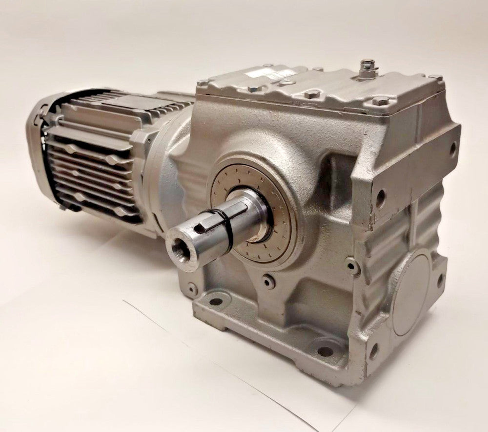 SEW Eurodrive S67DRE80M4/DH x 180.60 Used GearMotor 1hp 1.7-10rpm Ratio 180.60:1