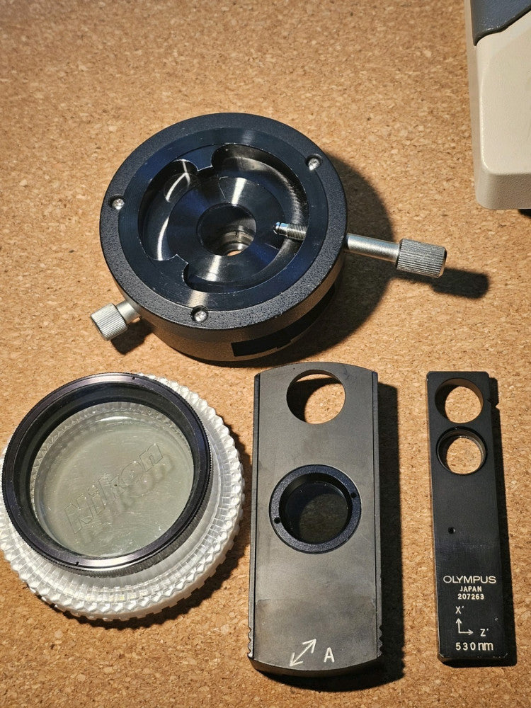 Olympus BH2-KPA Polarizing Intermediate Tube, Analyzer, Wave Plate, and Filter