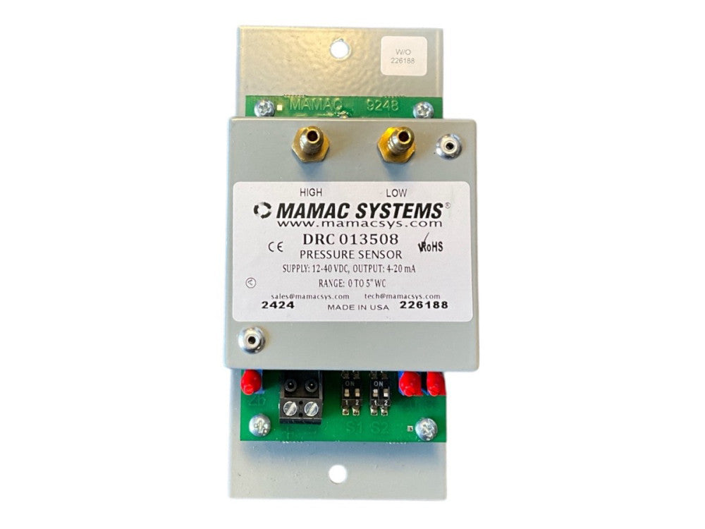 MAMAC SYSTEMS DRC 013508 PRESSURE SENSOR DRC 013508