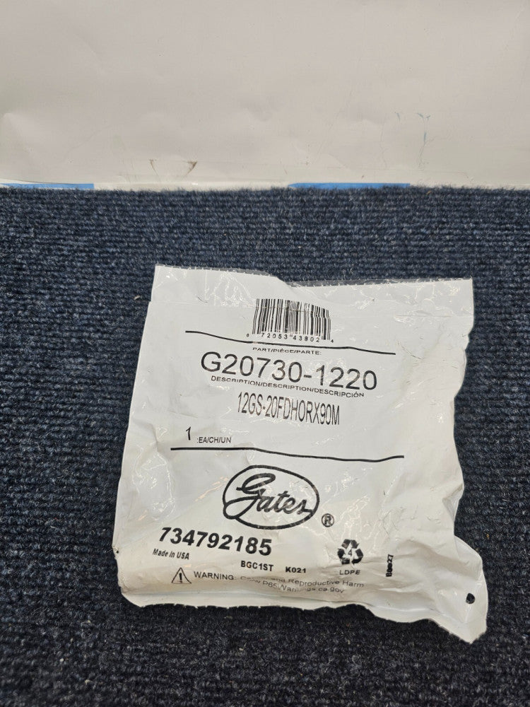 Gates G20730-1220 Hydraulic Coupling/Adapter
