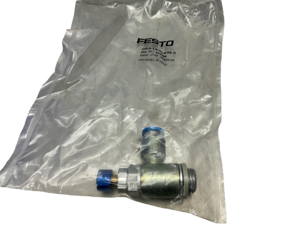 1 PC FESTO GRLA-1/4-QS-8-RS-D 534339 One-way Flow Control