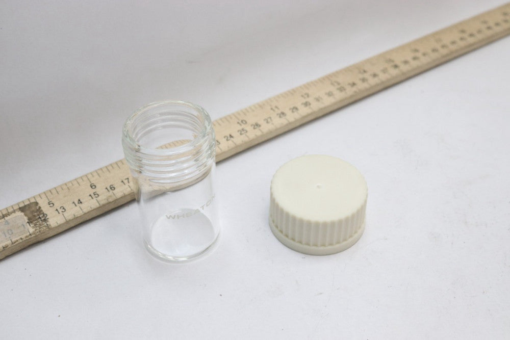 Wheaton Hybridization Bottle Clear Glass 35mm x 75mm 805000