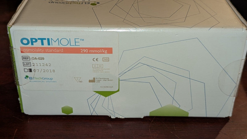 ELITechGroup OPTIMOLE™ Osmolality Standard OA-029 47x0.4mL DATED 2018