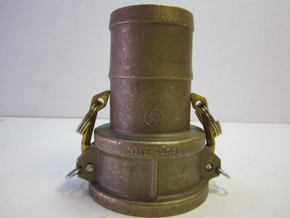 Tough-Tite (3E30CLHSS) Solid Brass 3" Female Camlok Hose Shank Coupler NEW 