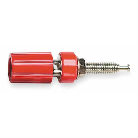 Pomona Electronics 3760-2 Standard Binding Post,2500Vdc,15A,Red