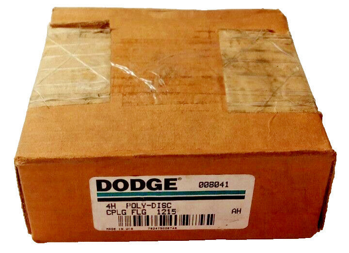 NEW DODGE TAPER-LOCK 4H POLY-DISC COUPLING FLANGE 1/2-1-1/4" BORE  008041