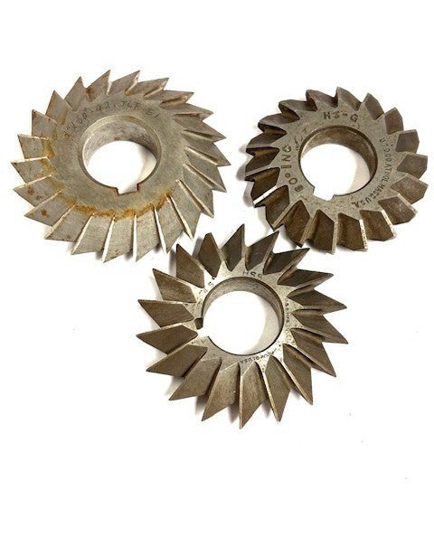 ASSORTED LOT OF 3 SAW BLADES BORE: 1"
