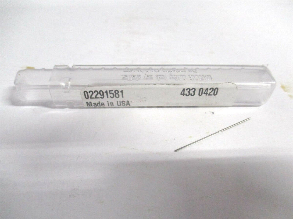 (433-0.0420) #58 1/2" x 2-1/2" OAL Straight Shank HSS 4-Flute Chucking Reamer 