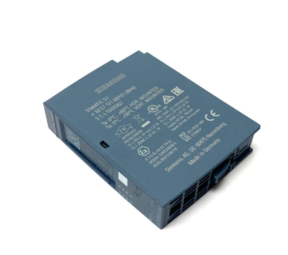 Siemens 6ES7 131-6BF01-0BA0 SIMATIC ET 200SP Digital Input Module DI 8x24VDC ST