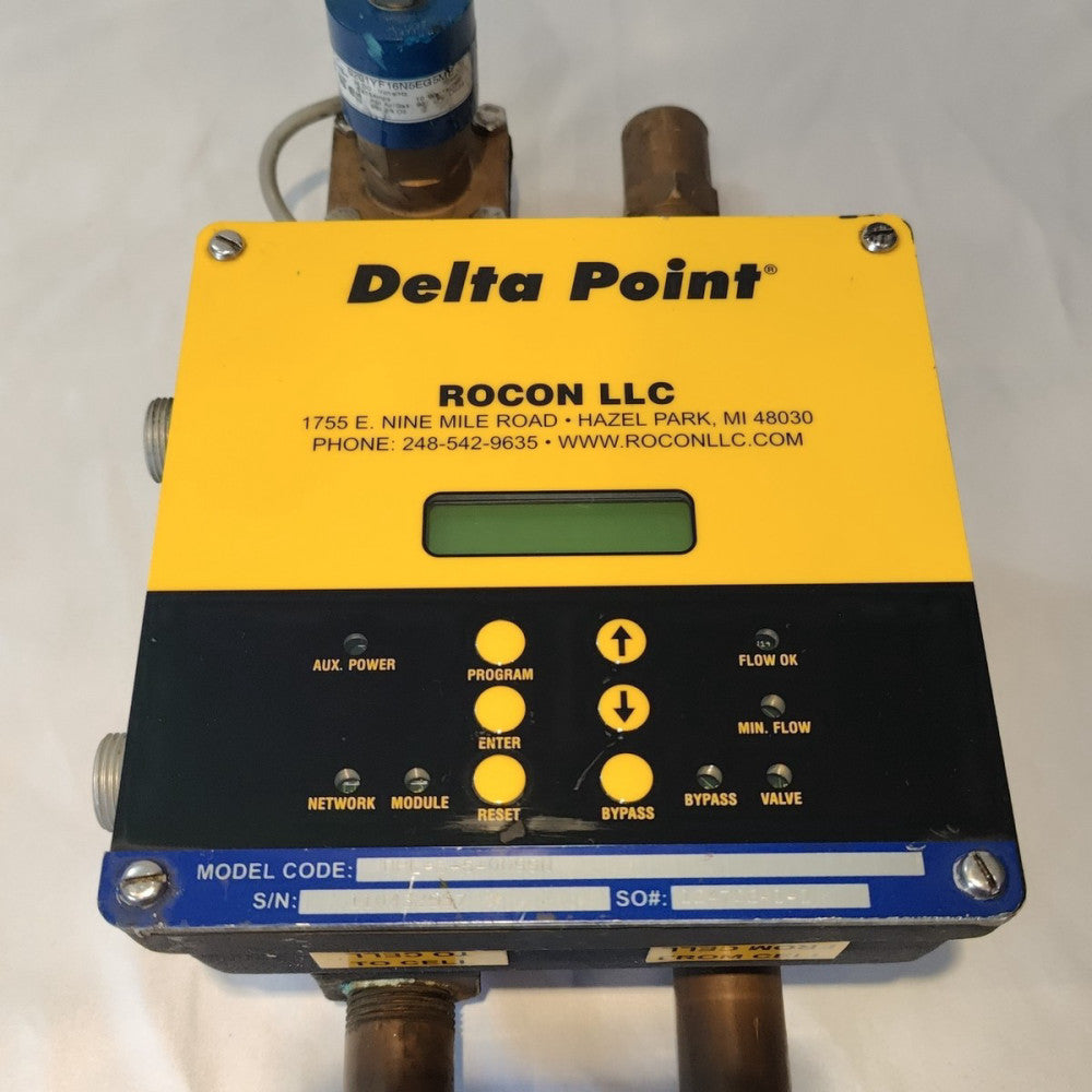 ROCON Delta Point  DPL-B-6-0099N Watersaver Flow Meter/Monitor Shutoff