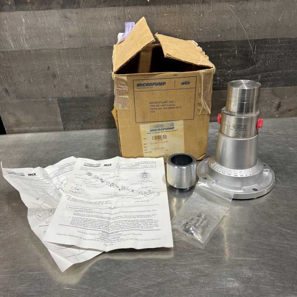 Micropump mag drive gear Model GL-H23.FFS.E-N3 Nos Surplus