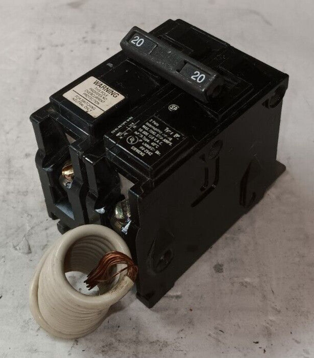 NEW SIEMENS BG220 20 AMP BL BOLT-ON CIRCUIT BREAKER W/ OVER-CURRENT 2 POLE 120V