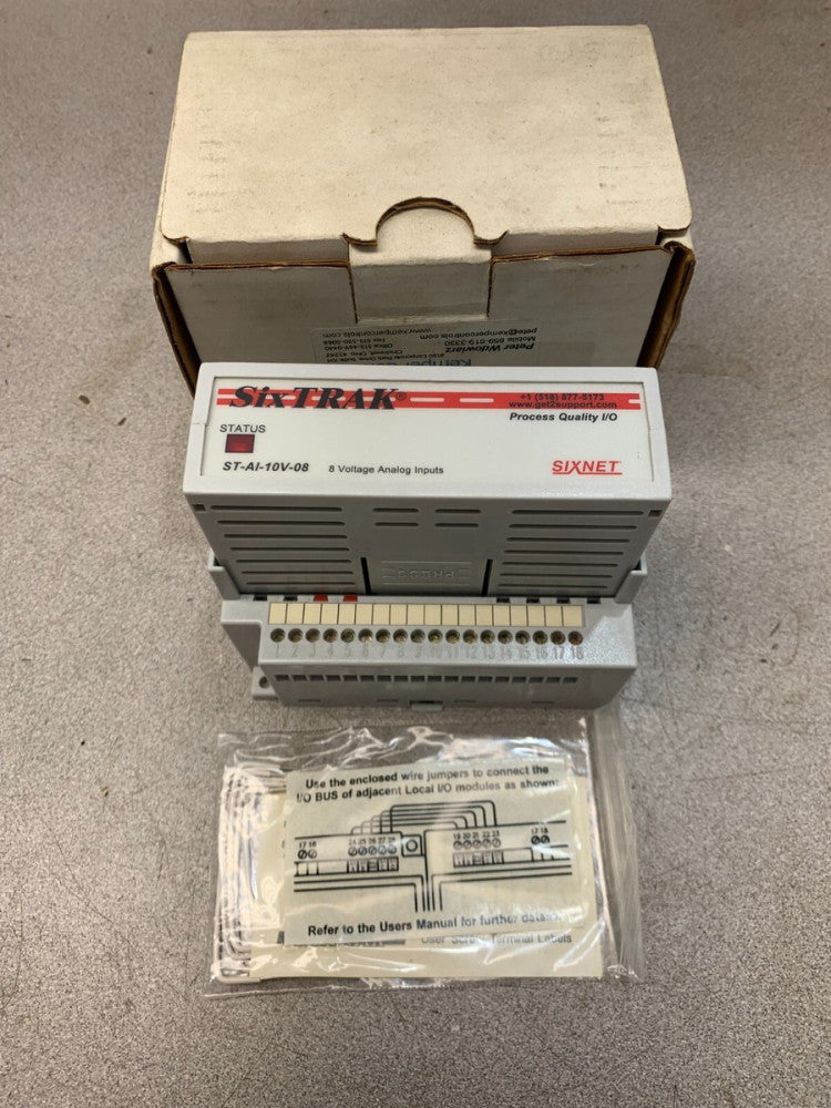 NEW IN BOX SIXTRAK I/O MODULE ST-AI-10V-08