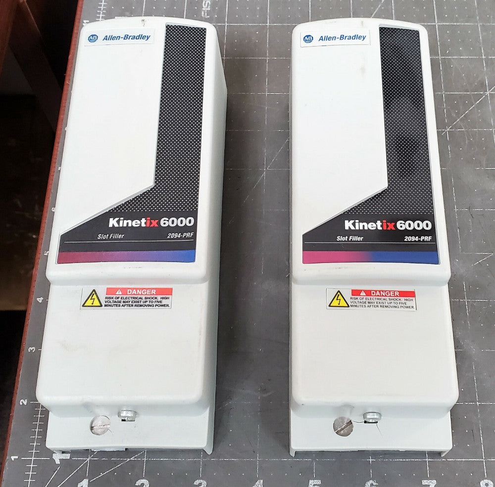 LOT OF (2) ALLEN BRADLEY KINETIX 6000 SLOT FILLER, 2094-PRF SERIES-A [B4B4]