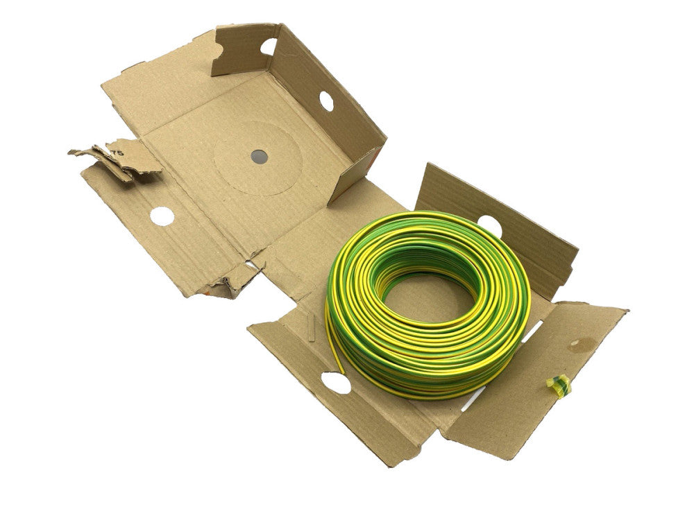Lapp 4160500 Multi-Standard Hook-Up Wire Green Yellow 1x2.5 14AWG SPOOL OF 100M