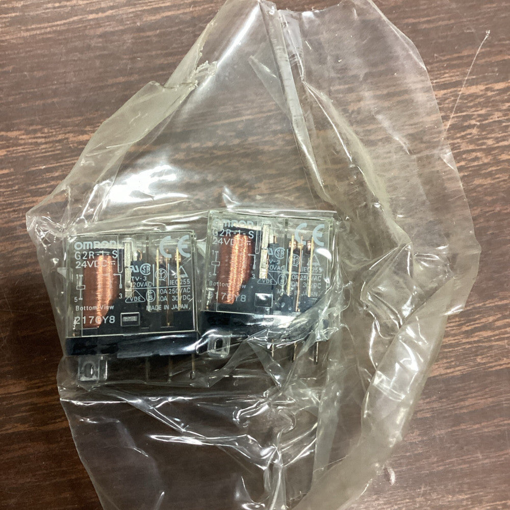 OMRON G2R-1-S RELAY 120VAC 24 VDC, Lot Of 2
