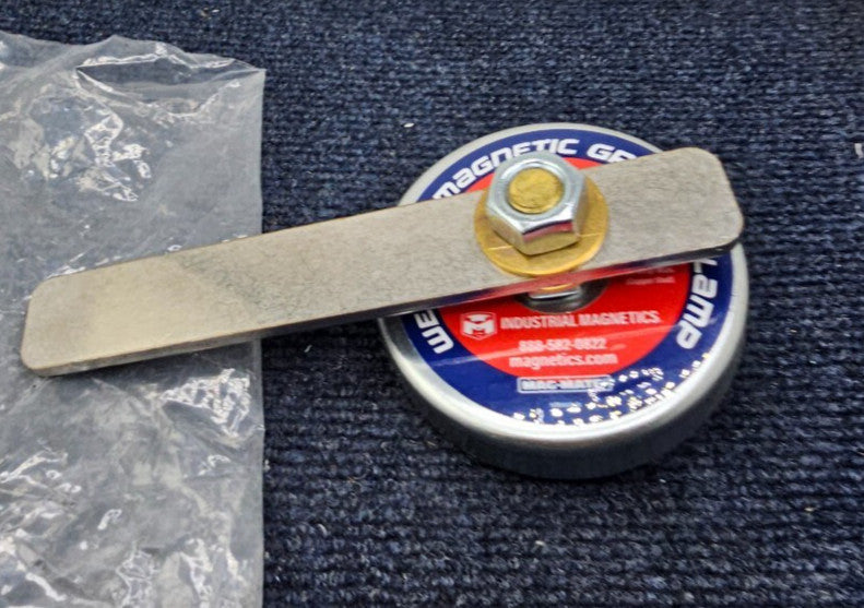 MAG-MATE WG250: Magnetic Welding Ground, 4 AWG 2MJK6