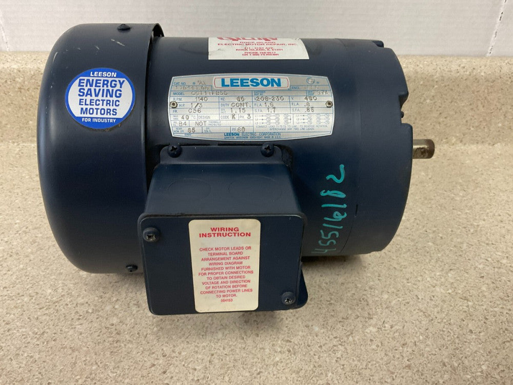 Leeson 110441.00 1/3HP, 1140RPM NEW