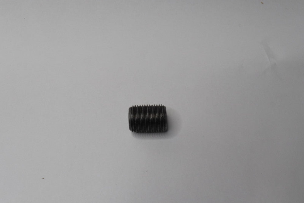 Fully Threaded Pipe Nipple Sch 80 Steel Black 1/2" Pipe Size x 1-1/8" OAL