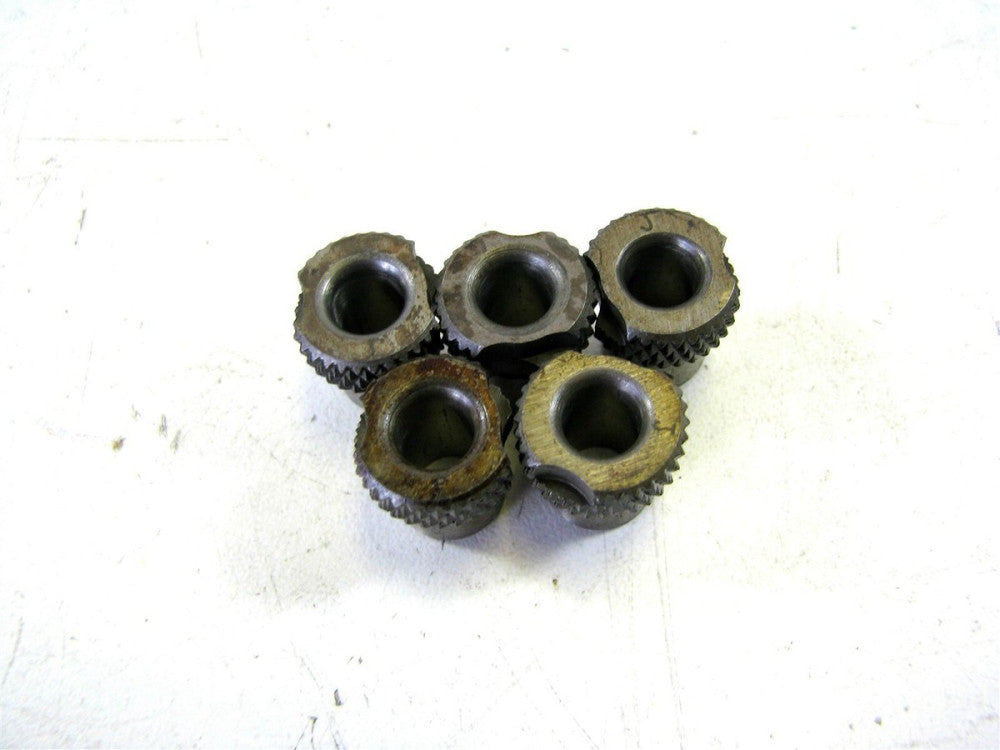 (SF28-6) J x 7/16 x 3/8" Slip Fixed Renewable Drill Bushings NEW - Lot of 6 