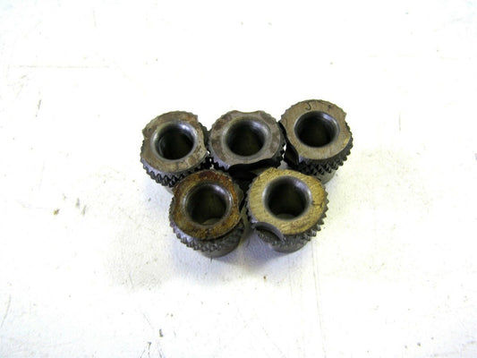 (SF28-6) J x 7/16 x 3/8" Slip Fixed Renewable Drill Bushings NEW - Lot of 6 