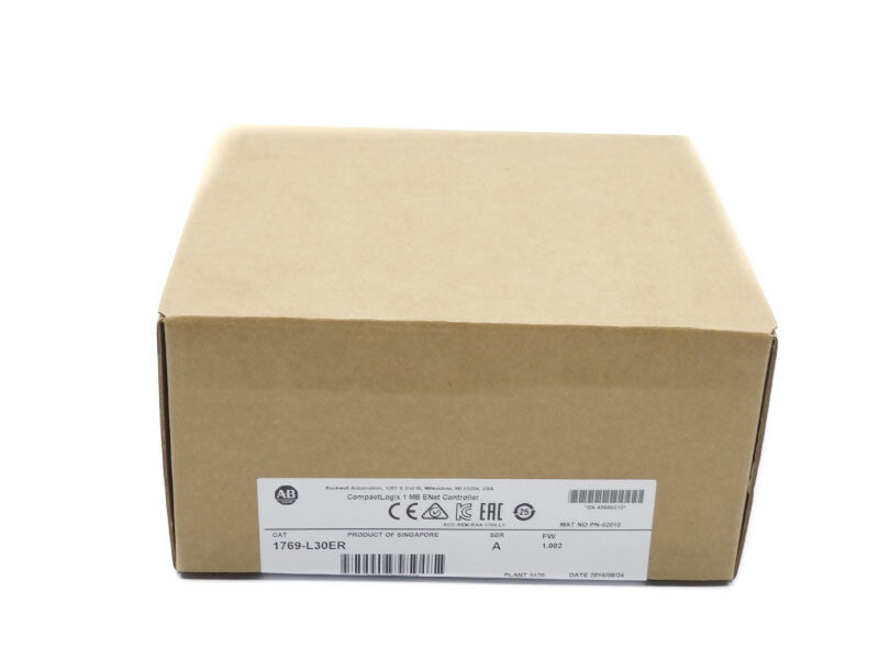 ALLEN BRADLEY 1769-L30ER SER. A F/W 1.002 DATE: 2016 NSFS