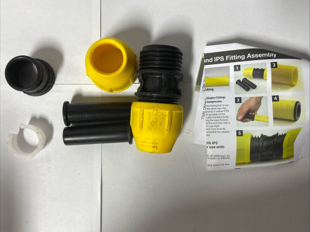 Home-Flex 18-429-007 3/4 inch Underground Coupler for IPS Polyethylene Gas Pipe