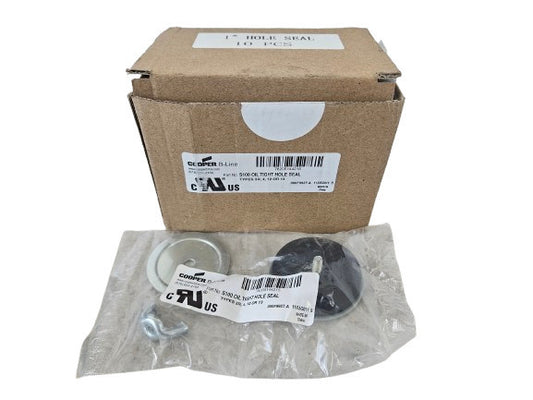 (Box of 8) Cooper B-Line S100 Oil Tight Hole Seal, Types 3R, 4, 12 or 13
